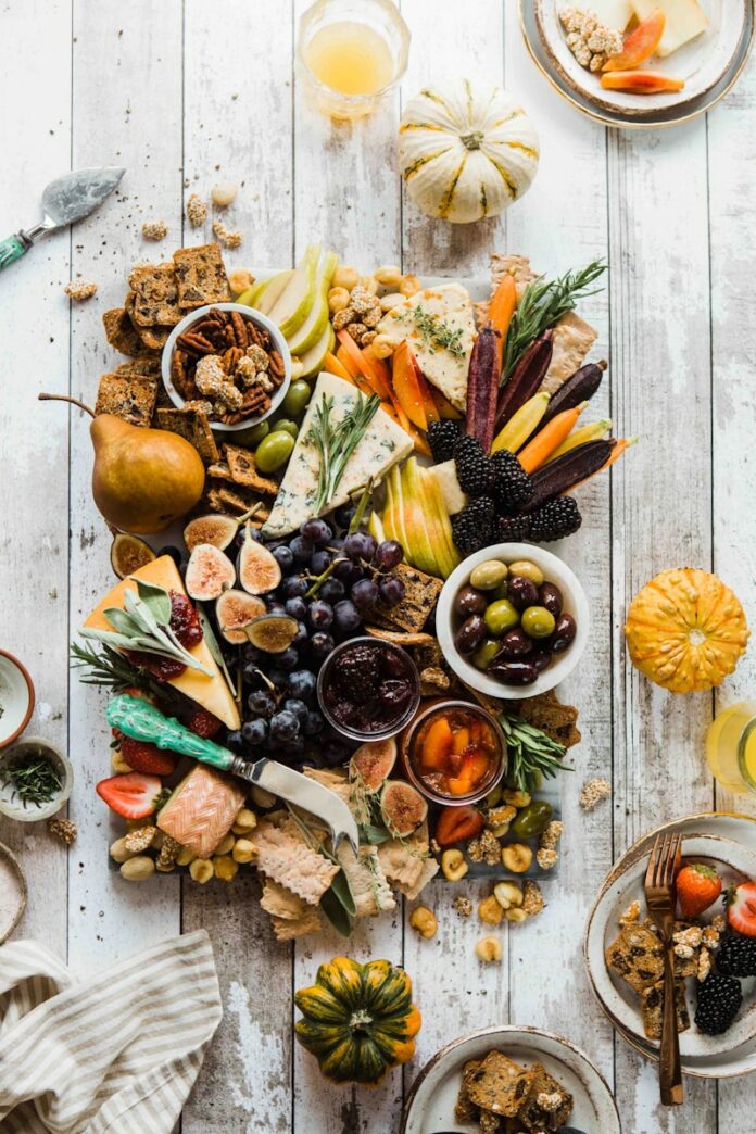 Photo by Brooke Lark flat lay photography of variety of fruits