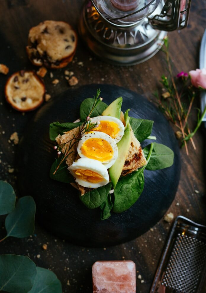 Photo by Joseph Gonzalez sandwich with boiled egg