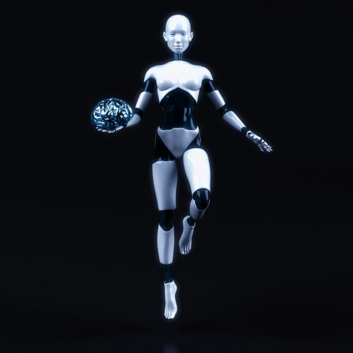 Photo by julien Tromeur a woman in a body suit holding a ball
